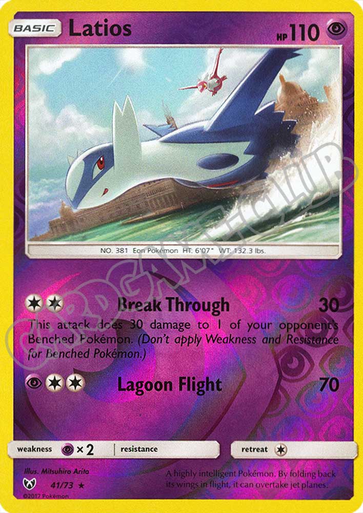 41 / 73 Latios rara foil reverse (EN) -NEAR MINT-
