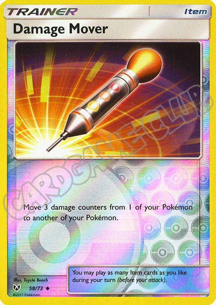 58 / 73 Damage Mover non comune foil reverse (EN) -NEAR MINT-