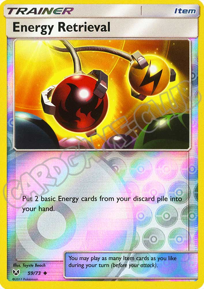 59 / 73 Energy Retrieval non comune foil reverse (EN) -NEAR MINT-