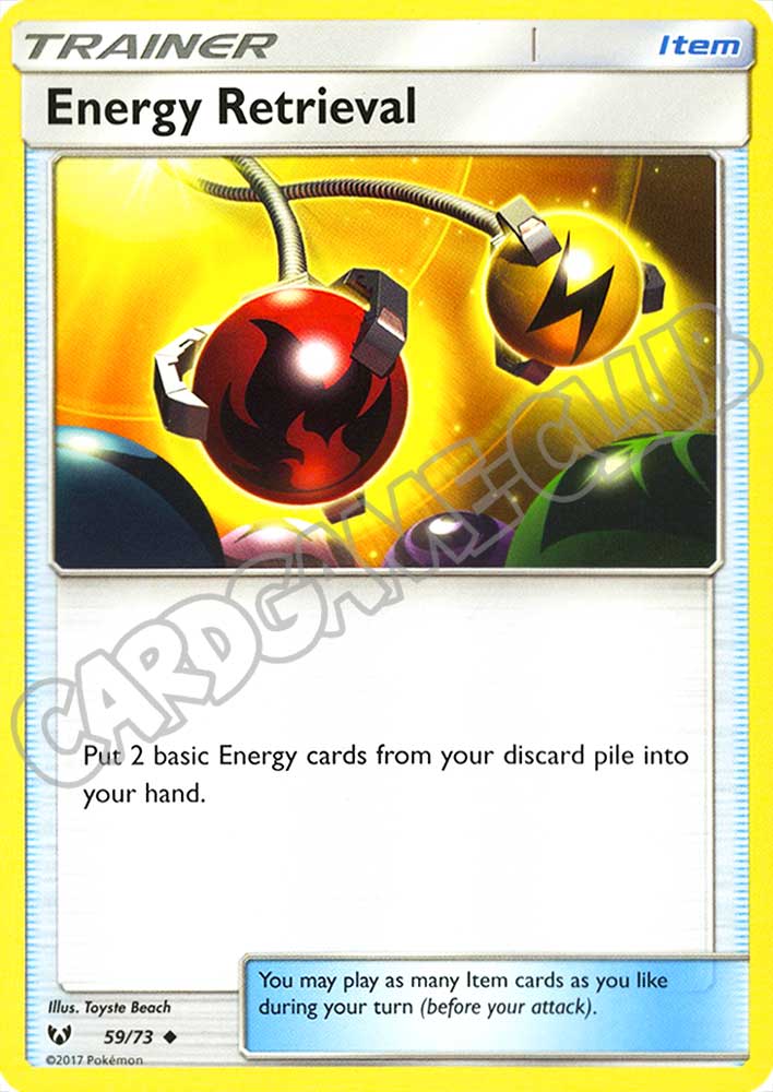 59 / 73 Energy Retrieval non comune normale (EN) -NEAR MINT-