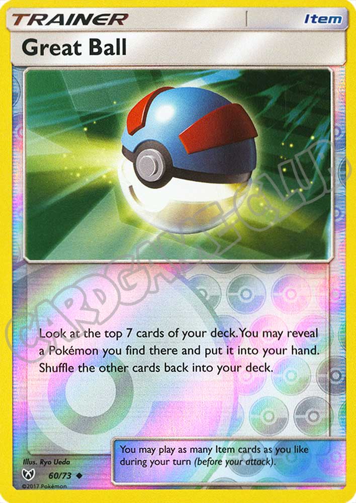 60 / 73 Great Ball non comune foil reverse (EN) -NEAR MINT-