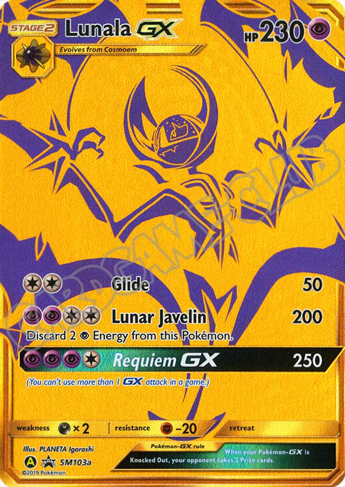 SM103a Lunala GX rara GX foil (EN) -NEAR MINT-