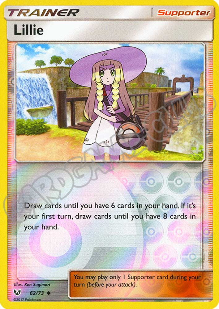 62 / 73 Lillie non comune foil reverse (EN) -NEAR MINT-