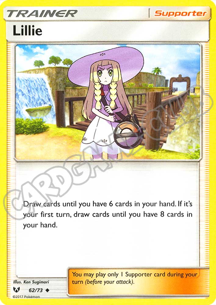 62 / 73 Lillie non comune normale (EN) -NEAR MINT-