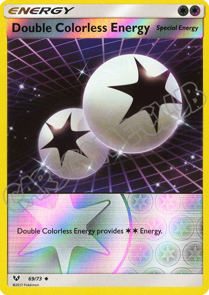69 / 73 Double Colorless Energy non comune foil reverse (EN) -NEAR MINT-