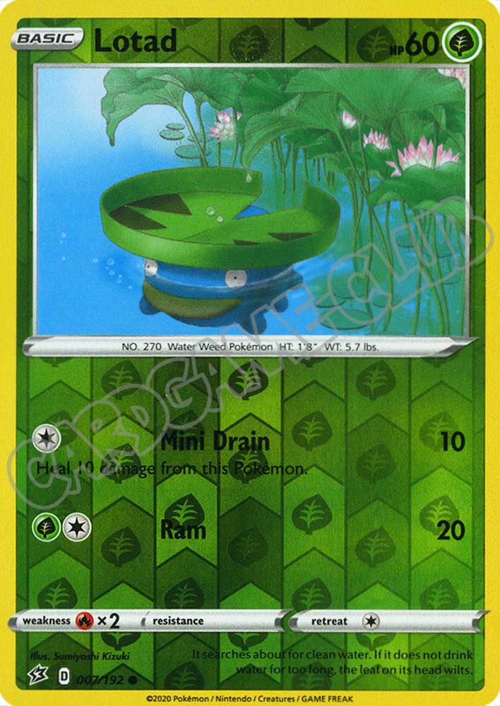 007 / 192 Lotad comune foil reverse (EN)