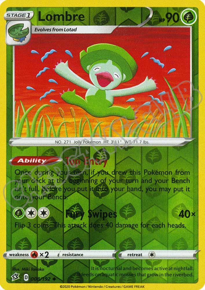 008 / 192 Lombre non comune foil reverse (EN)