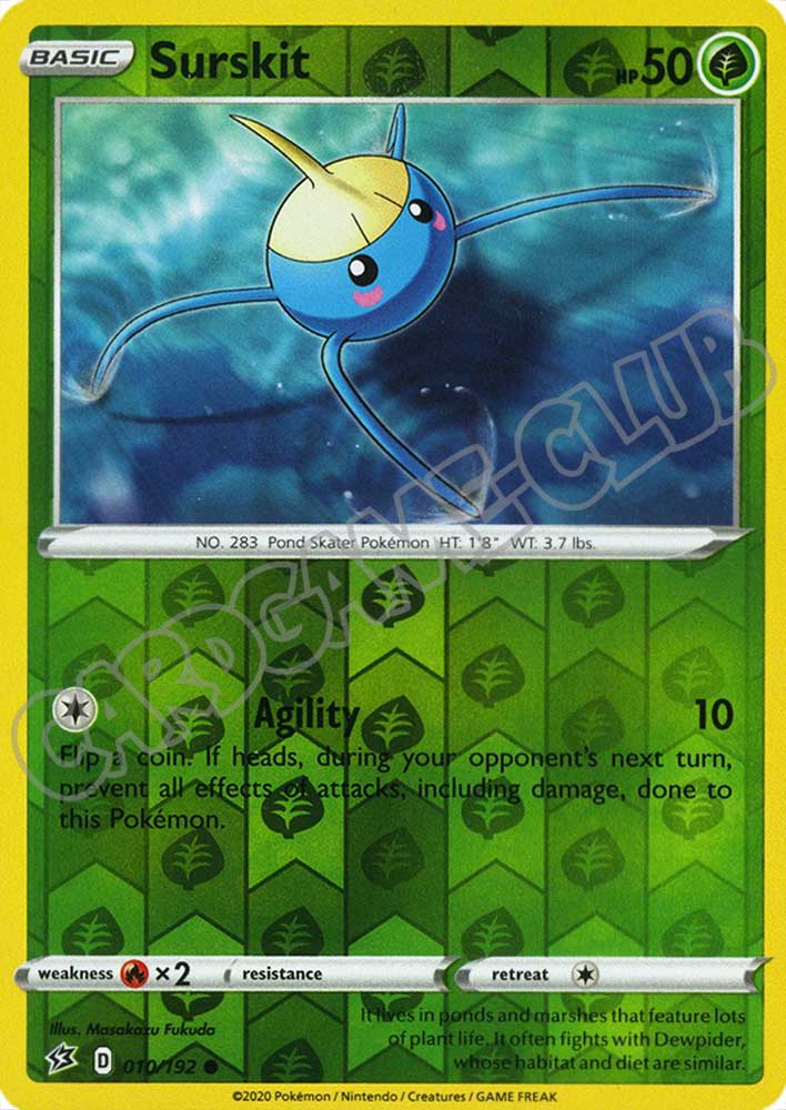 010 / 192 Surskit comune foil reverse (EN)