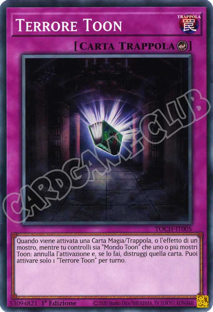 TOCH-IT005 Terrore Toon super rara 1a Edizione (IT) -NEAR MINT-