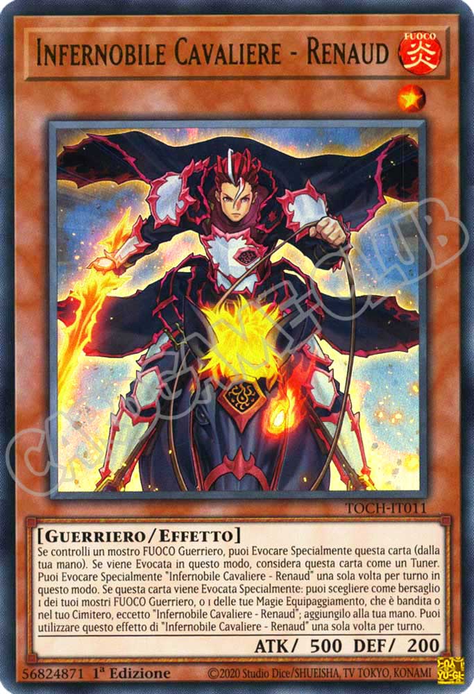 TOCH-IT011 Infernobile Cavaliere - Renaud ultra rara 1a Edizione (IT) -NEAR MINT-