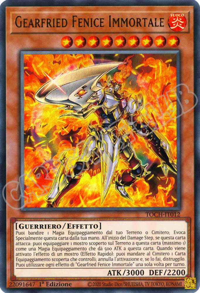 TOCH-IT012 Gearfried Fenice Immortale ultra rara 1a Edizione (IT) -NEAR MINT-