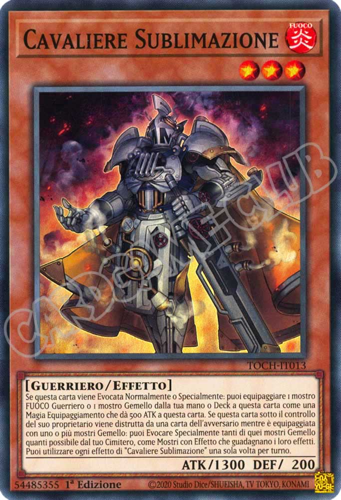 TOCH-IT013 Cavaliere Sublimazione super rara 1a Edizione (IT) -NEAR MINT-