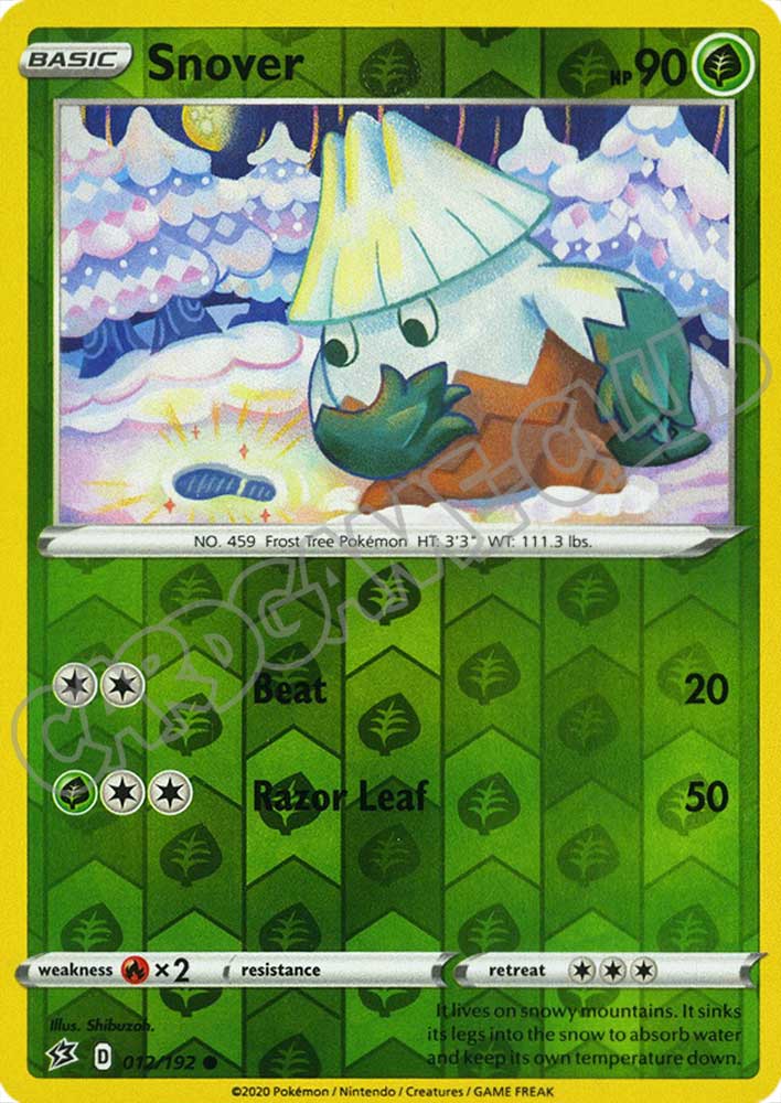 012 / 192 Snover comune foil reverse (EN)