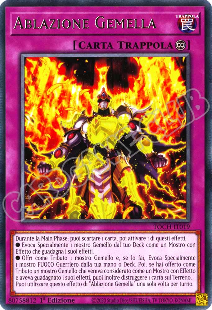 TOCH-IT019 Ablazione Gemella rara 1a Edizione (IT) -NEAR MINT-