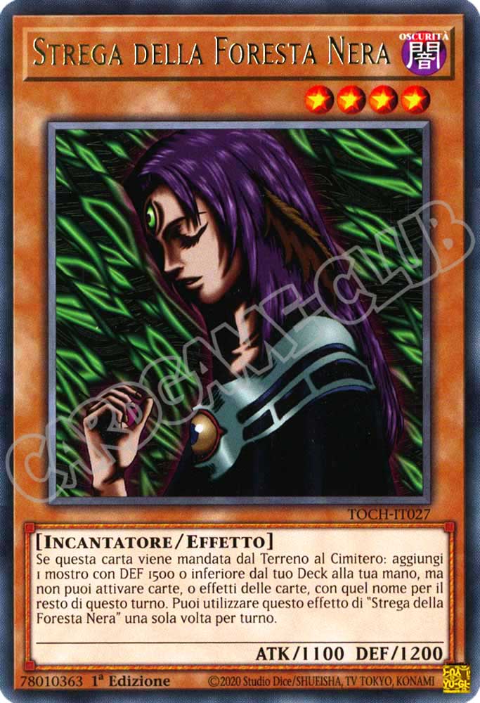 TOCH-IT027 Strega della Foresta Nera rara 1a Edizione (IT) -NEAR MINT-