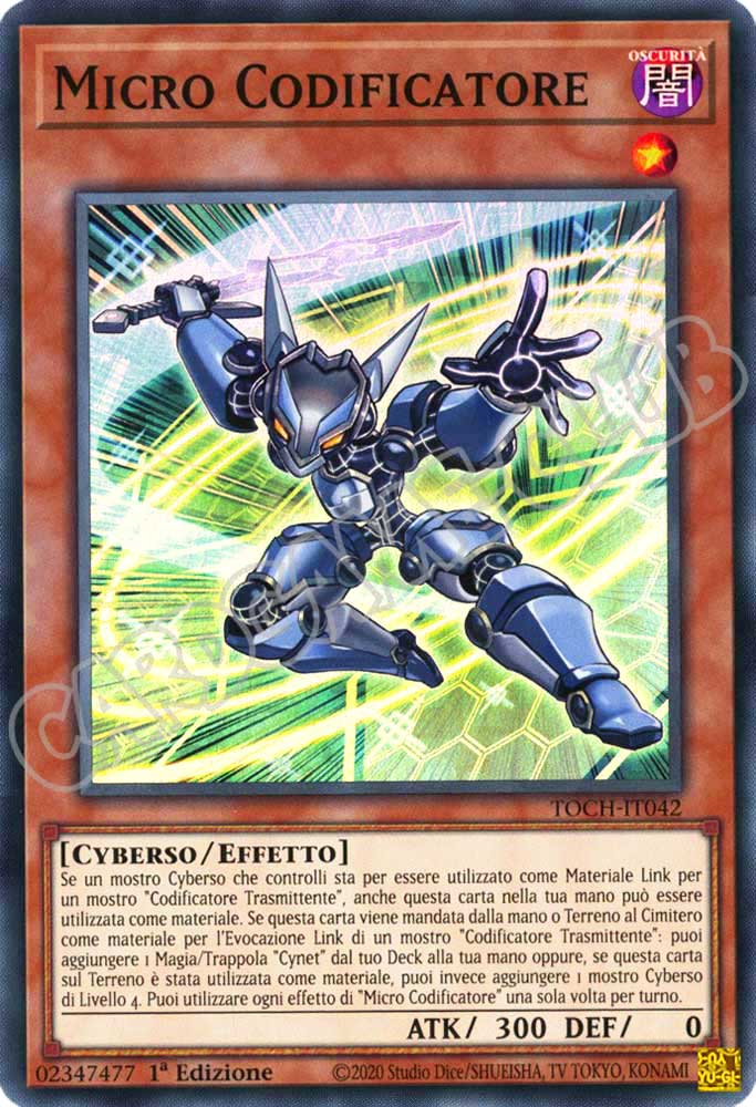 TOCH-IT042 Micro Codificatore super rara 1a Edizione (IT) -NEAR MINT-
