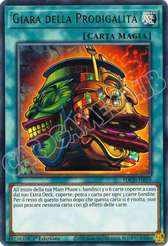 TOCH-IT059 Giara della Prodigalita' ultra rara 1a Edizione (IT) -NEAR MINT-