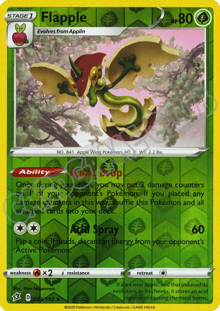 022 / 192 Flapple rara foil reverse (EN)