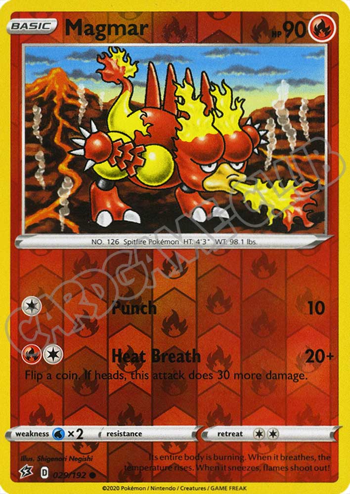 029 / 192 Magmar comune foil reverse (EN)