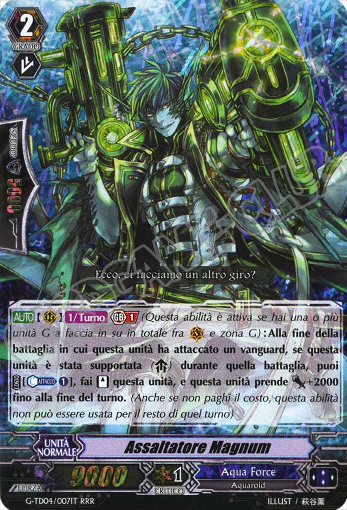 G-TD04-IT007 Assaltatore Magnum tripla rara foil (IT) -NEAR MINT-