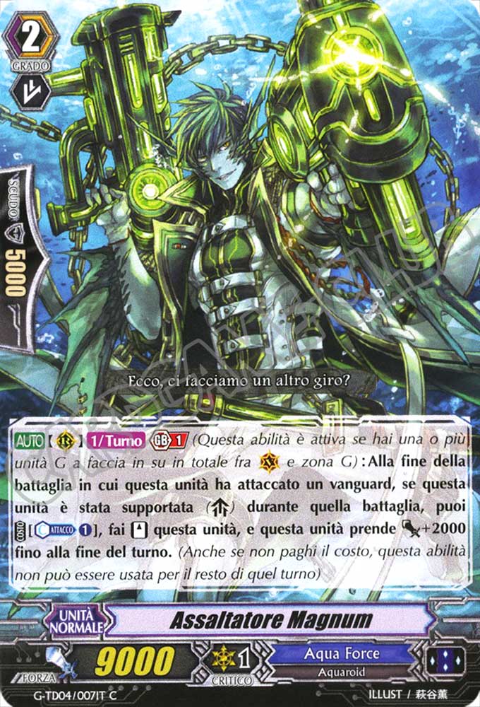 G-TD04-IT007 Assaltatore Magnum comune normale (IT) -NEAR MINT-