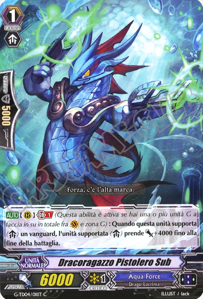 G-TD04-IT011 Dracoragazzo Pistolero Sub comune normale (IT) -NEAR MINT-