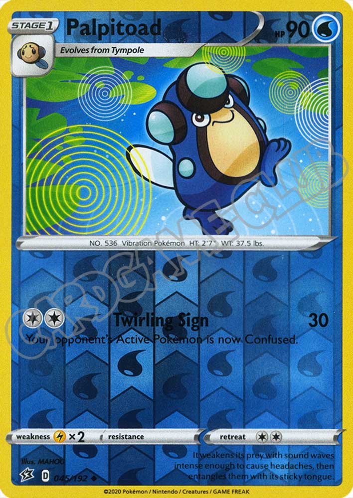 045 / 192 Palpitoad non comune foil reverse (EN)