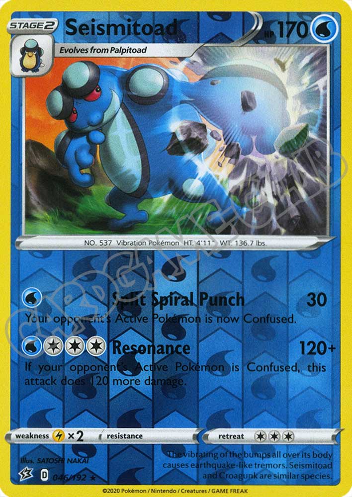 046 / 192 Seismitoad rara foil reverse (EN)