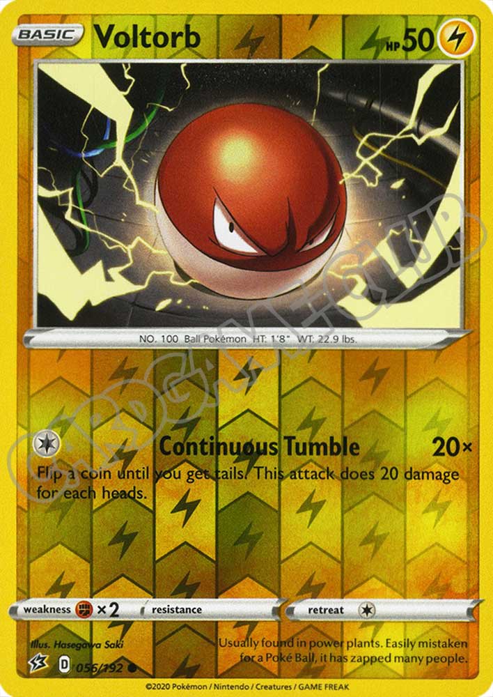 056 / 192 Voltorb comune foil reverse (EN)