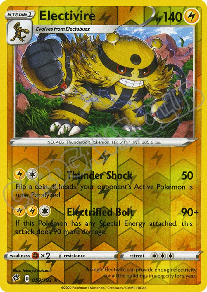 059 / 192 Electivire rara foil reverse (EN)