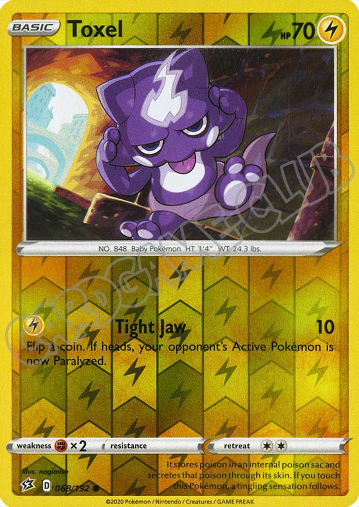 068 / 192 Toxel comune foil reverse (EN)