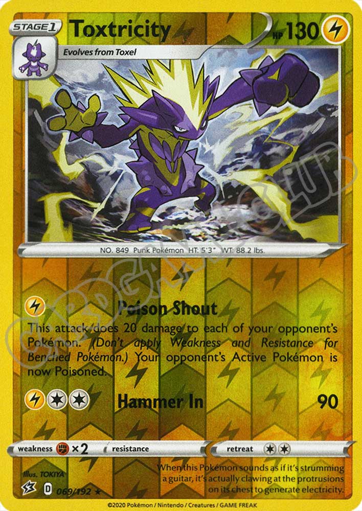 069 / 192 Toxtricity rara foil reverse (EN)