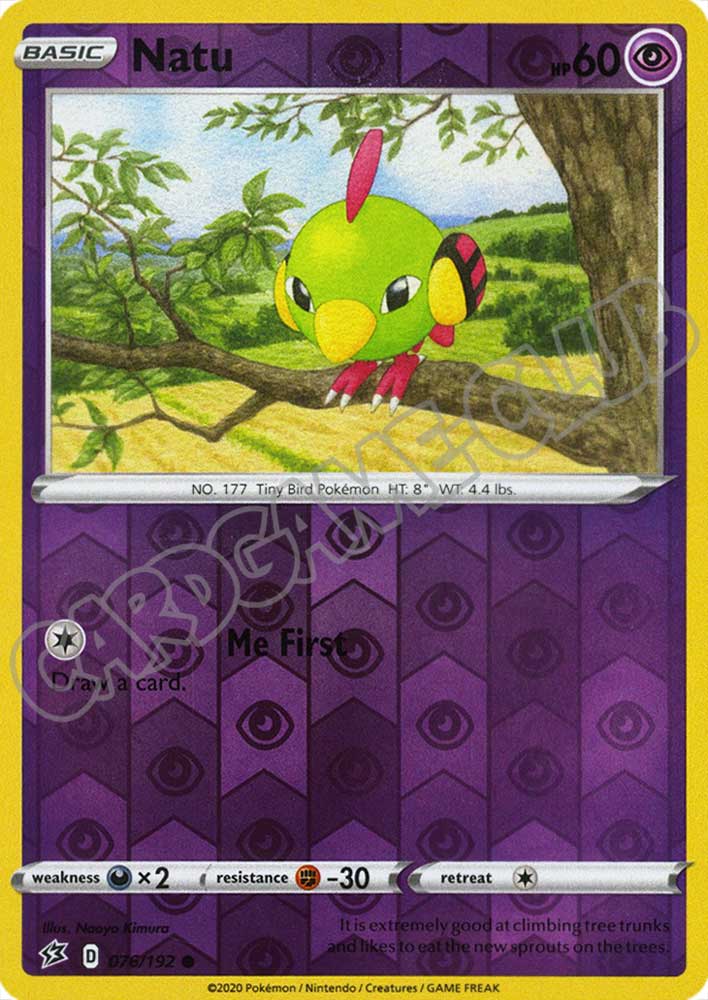 076 / 192 Natu comune foil reverse (EN)