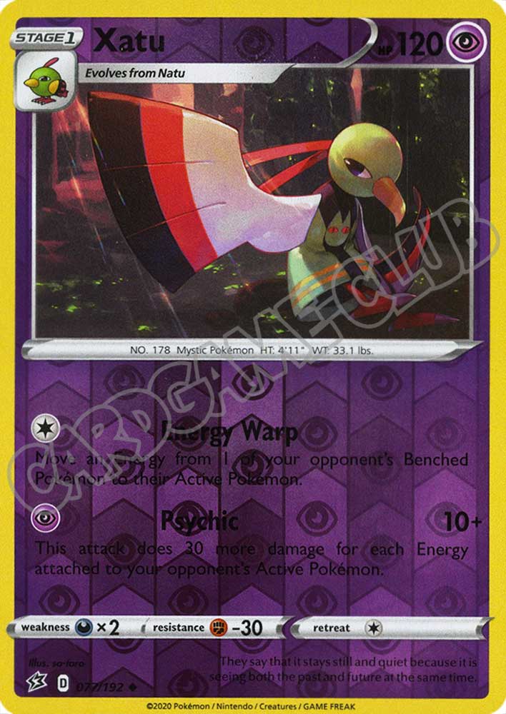 077 / 192 Xatu non comune foil reverse (EN)