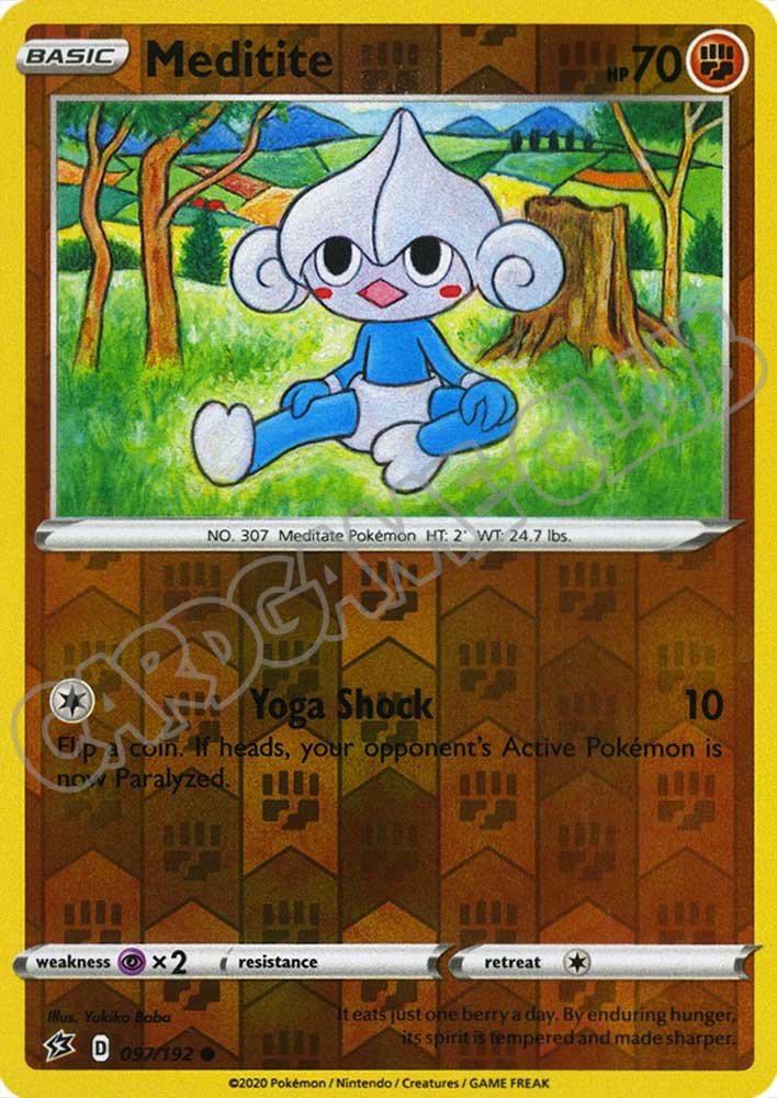 097 / 192 Meditite comune foil reverse (EN)