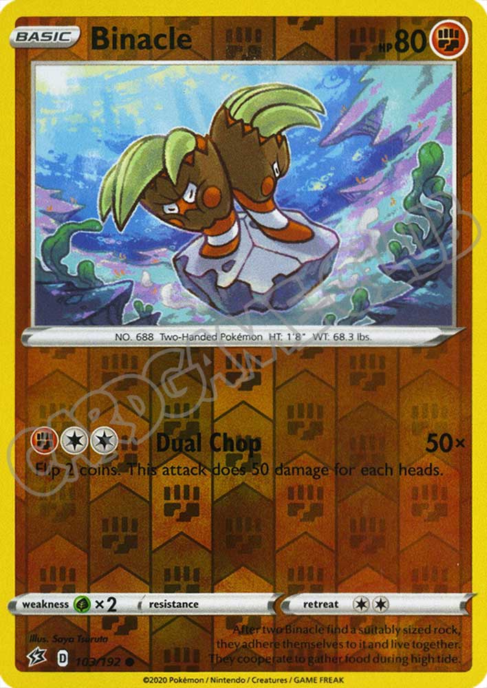 103 / 192 Binacle comune foil reverse (EN)