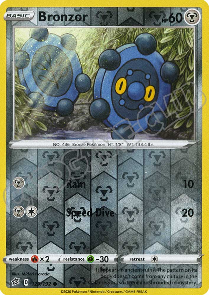 129 / 192 Bronzor comune foil reverse (EN)