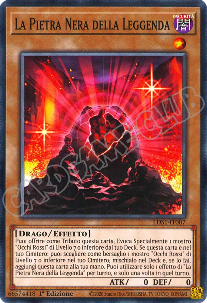 LDS1-IT007 La Pietra Nera della Leggenda comune 1a Edizione (IT) -NEAR MINT-