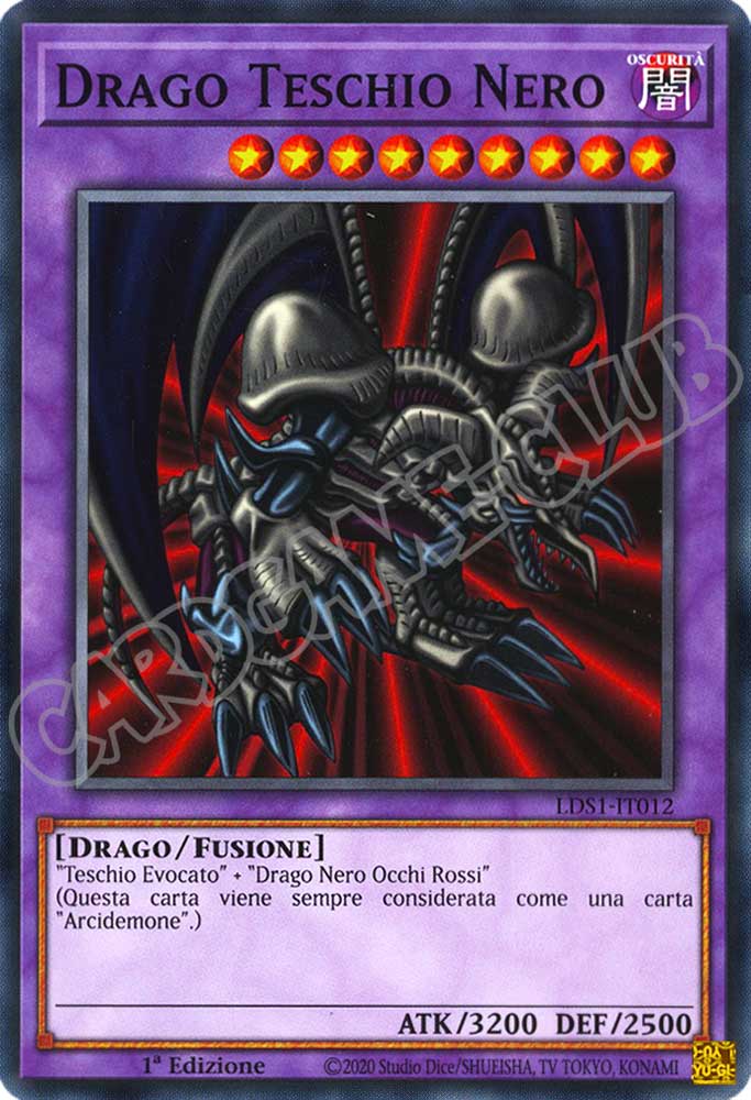 LDS1-IT012 Drago Teschio Nero comune 1a Edizione (IT) -NEAR MINT-