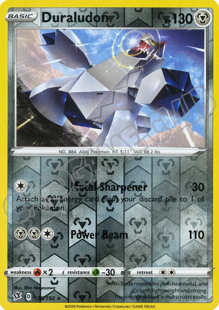 138 / 192 Duraludon rara foil reverse (EN)