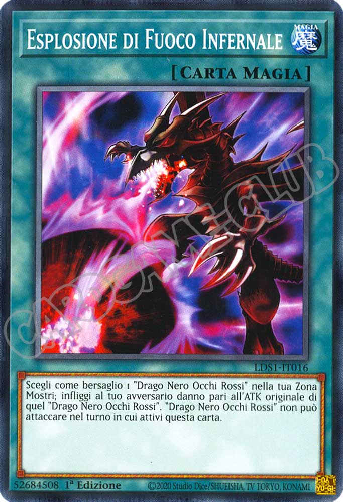 LDS1-IT016 Esplosione di Fuoco Infernale comune 1a Edizione (IT) -NEAR MINT-