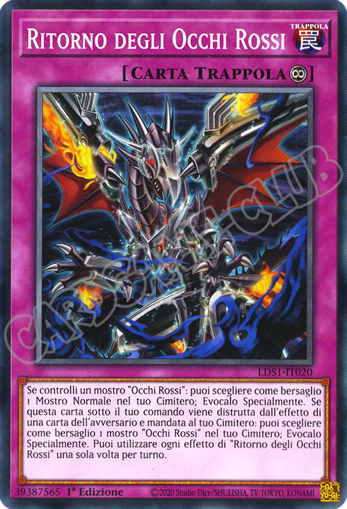 LDS1-IT020 Ritorno degli Occhi Rossi comune 1a Edizione (IT) -NEAR MINT-