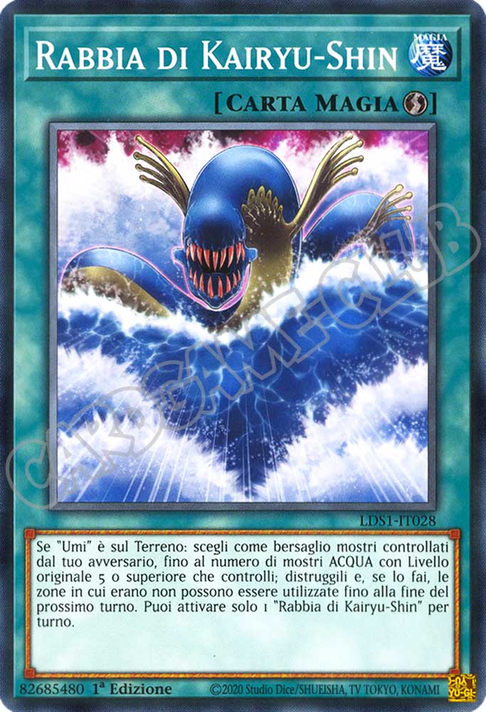 LDS1-IT028 Rabbia di Kairyu-Shin comune 1a Edizione (IT) -NEAR MINT-