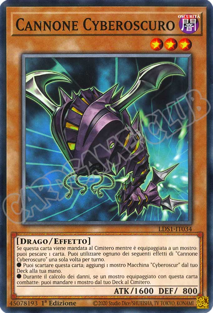 LDS1-IT034 Cannone Cyberoscuro comune 1a Edizione (IT) -NEAR MINT-