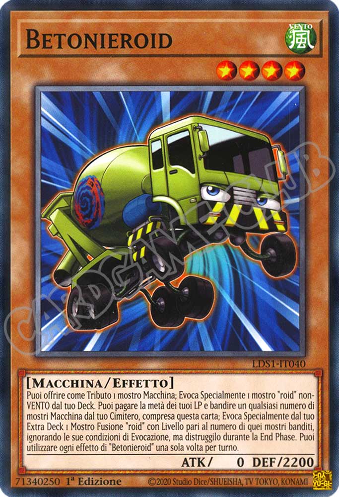 LDS1-IT040 Betonieroid comune 1a Edizione (IT) -NEAR MINT-