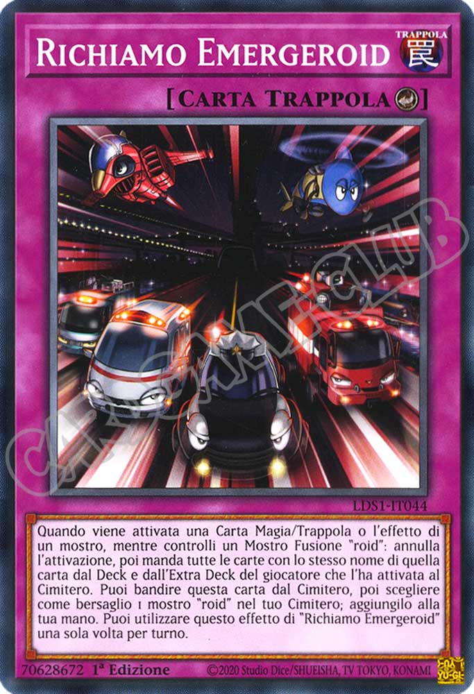 LDS1-IT044 Richiamo Emergeroid comune 1a Edizione (IT) -NEAR MINT-
