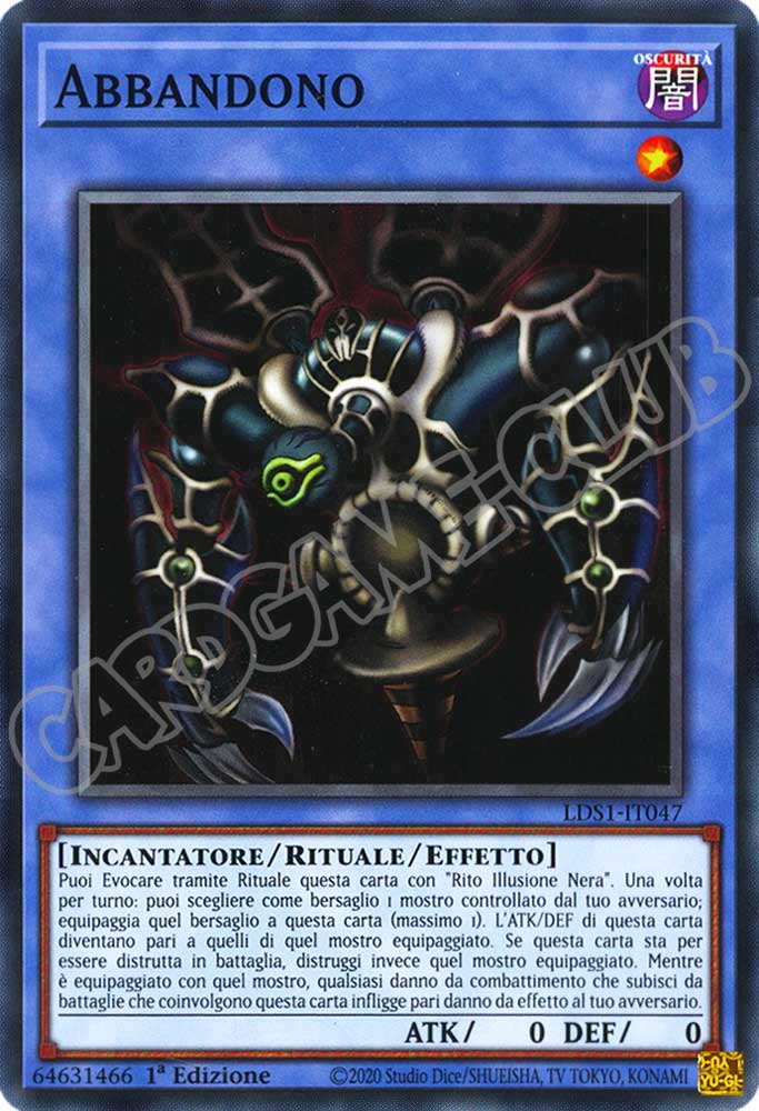 LDS1-IT047 Abbandono comune 1a Edizione (IT) -NEAR MINT-