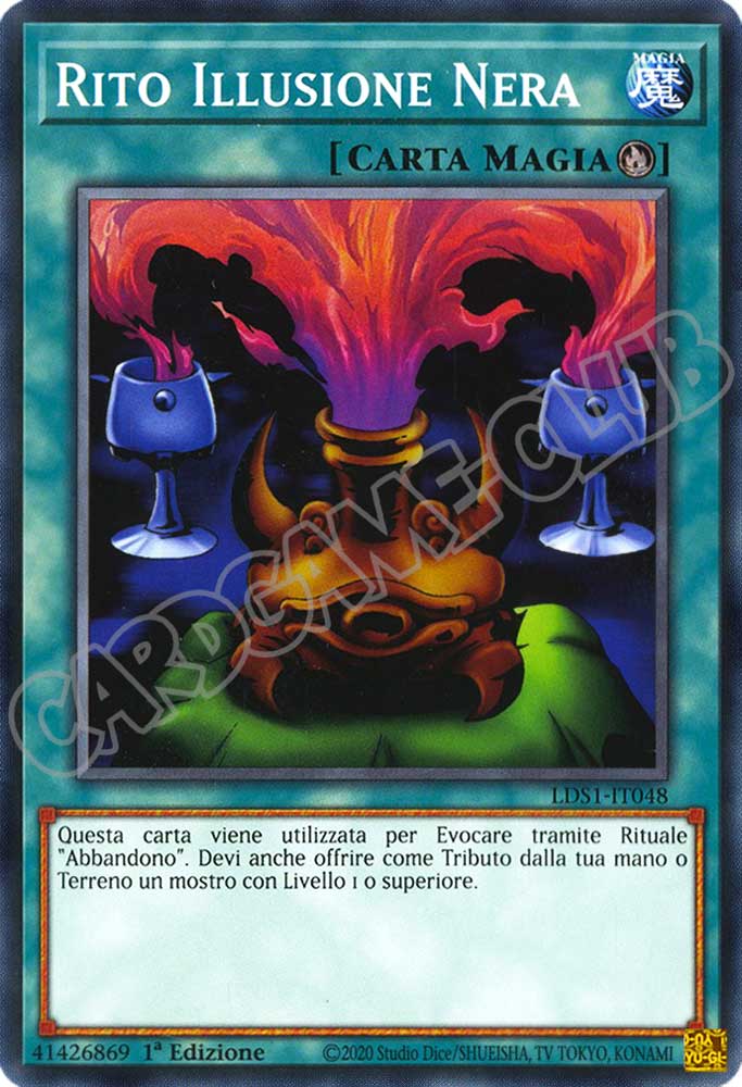 LDS1-IT048 Rito Illusione Nera comune 1a Edizione (IT) -NEAR MINT-