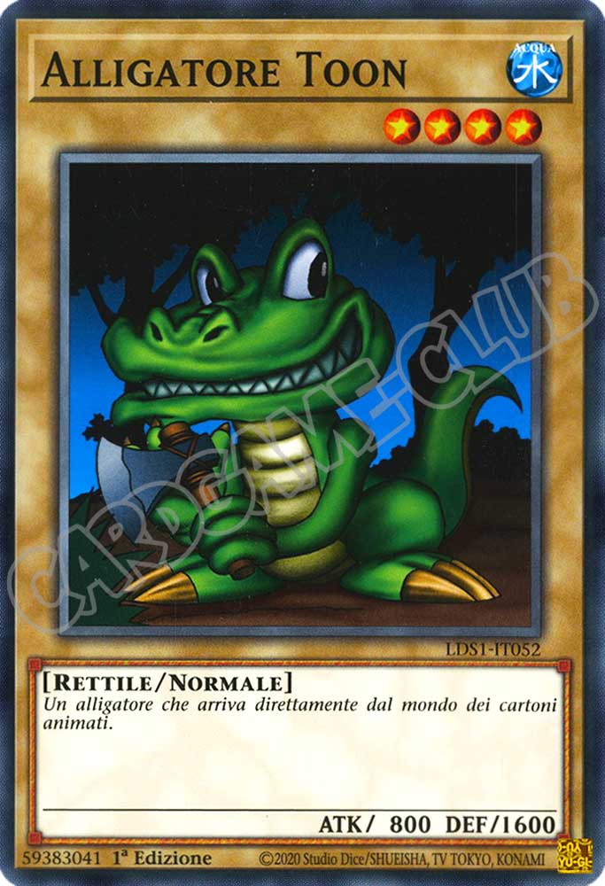 LDS1-IT052 Alligatore Toon comune 1a Edizione (IT) -NEAR MINT-