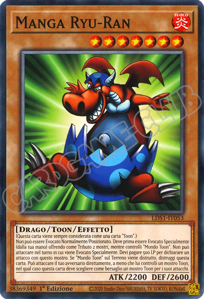 LDS1-IT053 Manga Ryu-Ran comune 1a Edizione (IT) -NEAR MINT-
